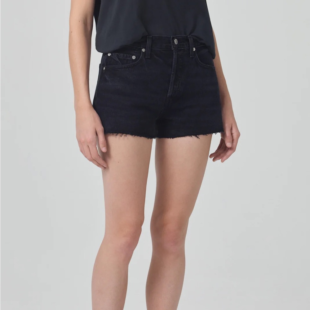 Citizens Of Humanity Black Jean Shorts